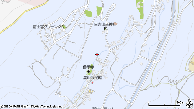 〒418-0035 静岡県富士宮市星山の地図