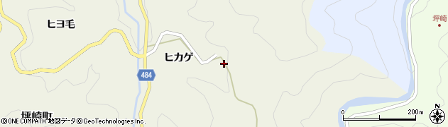 愛知県豊田市坪崎町ハギラ周辺の地図