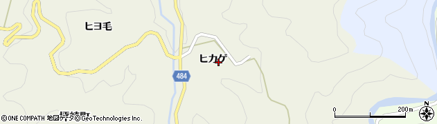 愛知県豊田市坪崎町（中平）周辺の地図