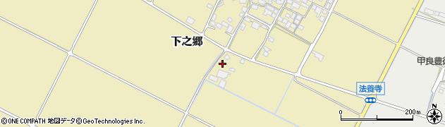 滋賀県犬上郡甲良町下之郷361周辺の地図
