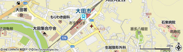 島根中央信用金庫大田営業部周辺の地図