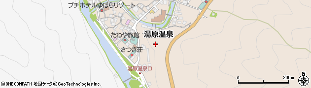 岡山県真庭市湯原温泉周辺の地図