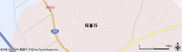 京都府京丹波町（船井郡）保井谷周辺の地図