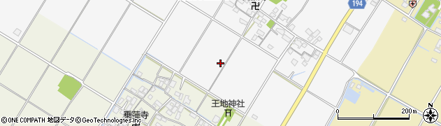 滋賀県東近江市阿弥陀堂町周辺の地図