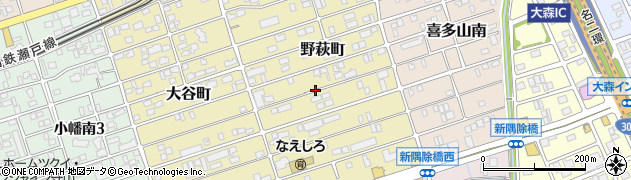 愛知県名古屋市守山区野萩町周辺の地図