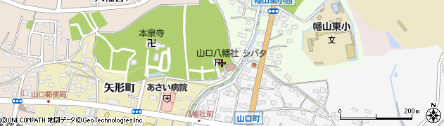 愛知県瀬戸市八幡町3周辺の地図