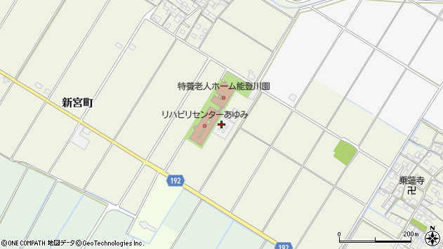 〒521-1201 滋賀県東近江市新宮町の地図