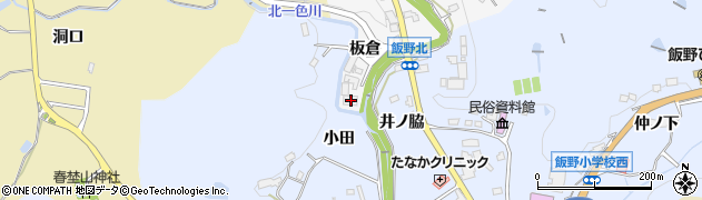愛知県豊田市石飛町板倉3周辺の地図