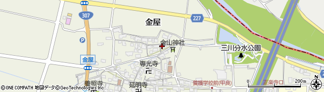 滋賀県犬上郡甲良町金屋296周辺の地図