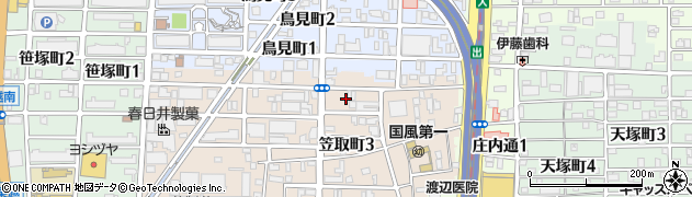 中日本建設株式会社　名古屋支店周辺の地図