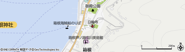 箱根登山バス株式会社　元箱根案内所周辺の地図