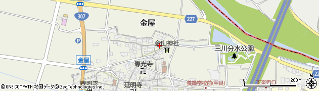 滋賀県犬上郡甲良町金屋294周辺の地図