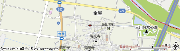 滋賀県犬上郡甲良町金屋314周辺の地図