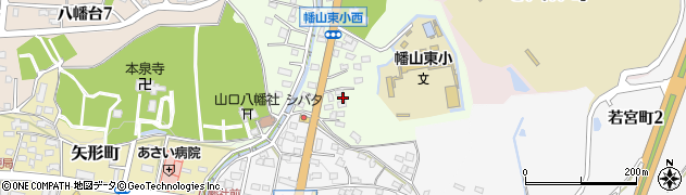 愛知県瀬戸市八幡町414周辺の地図