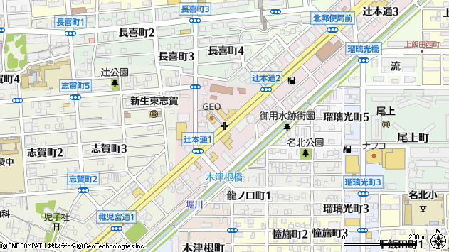 〒462-0861 愛知県名古屋市北区辻本通の地図