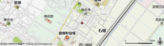滋賀県豊郷町（犬上郡）石畑周辺の地図
