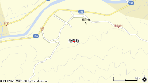 〒444-2824 愛知県豊田市池島町の地図