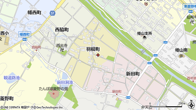〒489-0947 愛知県瀬戸市羽根町の地図