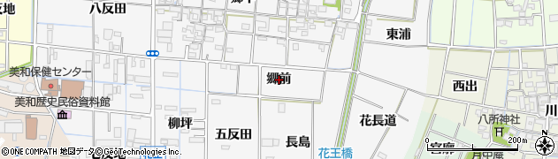 愛知県あま市花正（郷前）周辺の地図