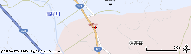 京都府船井郡京丹波町保井谷河原10周辺の地図