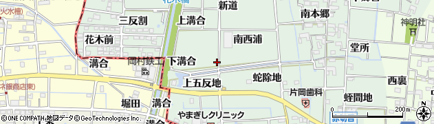 愛知県あま市蜂須賀折戸周辺の地図