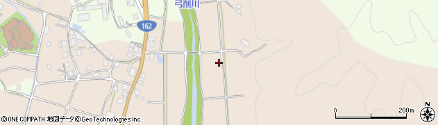 京都府京都市右京区京北上中町（中道寺）周辺の地図