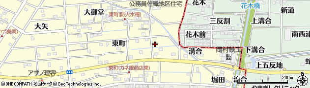 愛知県愛西市勝幡町東町154周辺の地図