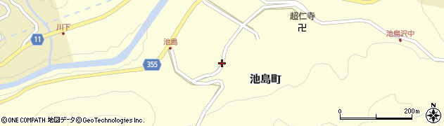 愛知県豊田市池島町一色周辺の地図