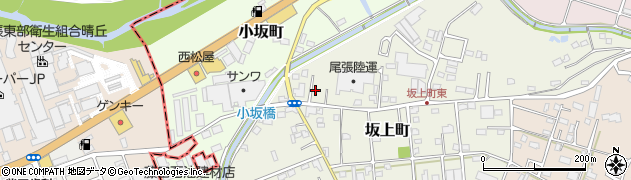 愛知県瀬戸市坂上町597周辺の地図