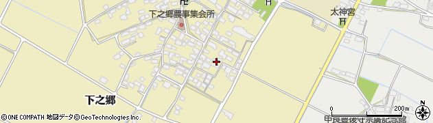 滋賀県犬上郡甲良町下之郷1538周辺の地図