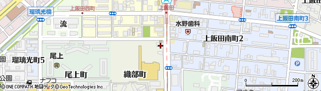 スシローそよら上飯田店周辺の地図