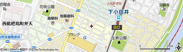 愛知県清須市西枇杷島町南大和周辺の地図