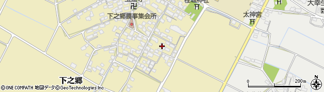 滋賀県犬上郡甲良町下之郷1526周辺の地図