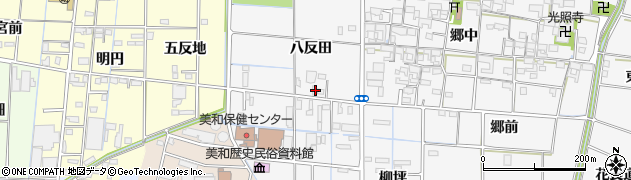 愛知県あま市花正八反田59周辺の地図