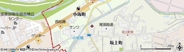 愛知県瀬戸市坂上町587周辺の地図