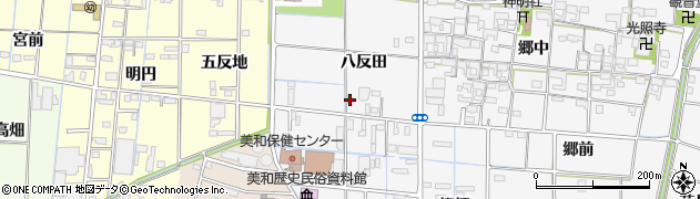 愛知県あま市花正八反田56周辺の地図