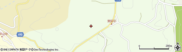 愛知県豊田市東萩平町（神洞）周辺の地図