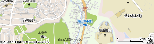 愛知県瀬戸市八幡町64周辺の地図