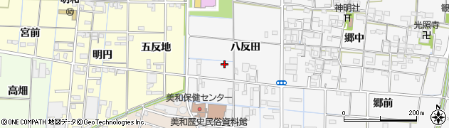 愛知県あま市花正八反田54周辺の地図