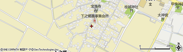 滋賀県犬上郡甲良町下之郷1586周辺の地図