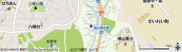愛知県瀬戸市八幡町73周辺の地図