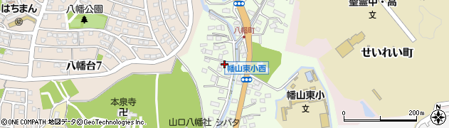 愛知県瀬戸市八幡町74周辺の地図