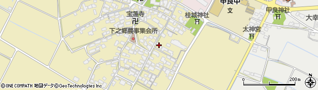 滋賀県犬上郡甲良町下之郷1515周辺の地図