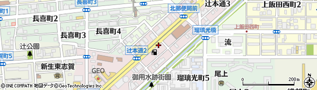 愛知県名古屋市北区辻本通周辺の地図