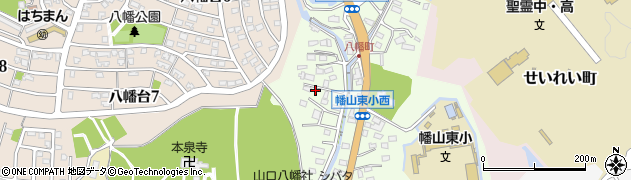 愛知県瀬戸市八幡町75周辺の地図