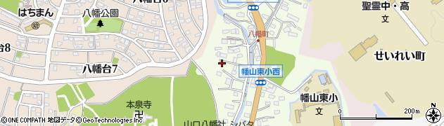 愛知県瀬戸市八幡町79周辺の地図