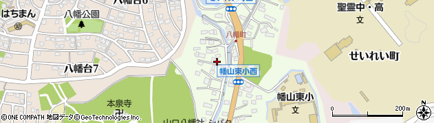 愛知県瀬戸市八幡町90周辺の地図