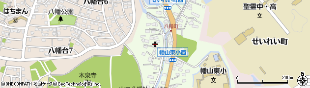 愛知県瀬戸市八幡町89周辺の地図