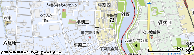愛知県あま市栄東郷内69周辺の地図