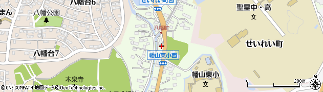 愛知県瀬戸市八幡町296周辺の地図
